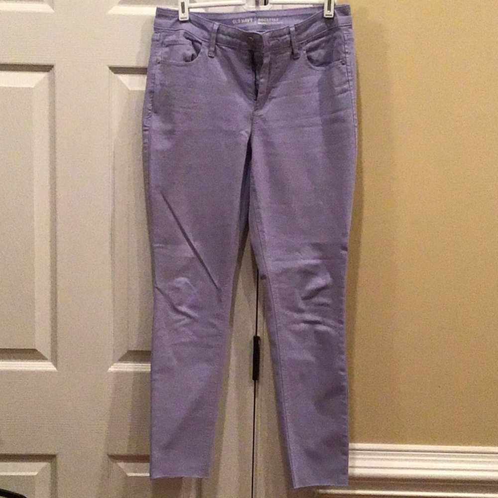 Purple jeans